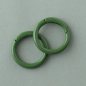 Preview: DIY kit Macrame-Pendant, Metallring olive green