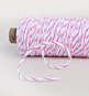 Preview: bakers twine, pink-white