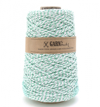 Yarn cone, mint-white
