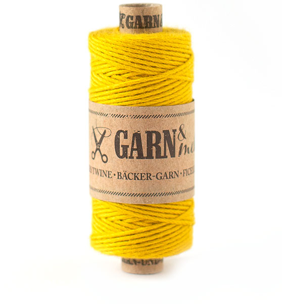 bakers twine mustard | GARN & MEHR