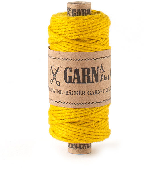 bakers twine mustard single-colour (2mm)